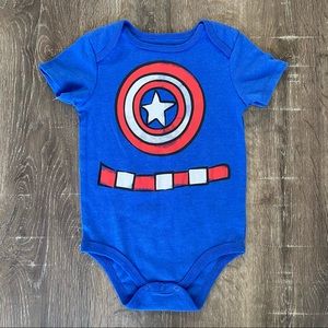 Marvel Captain American Baby Onesie Bodysuit 18M